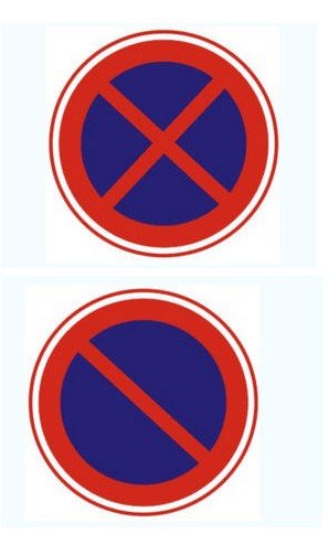 驾校一点通的题目，一个红色的圈里面有个红叉号代表什么？