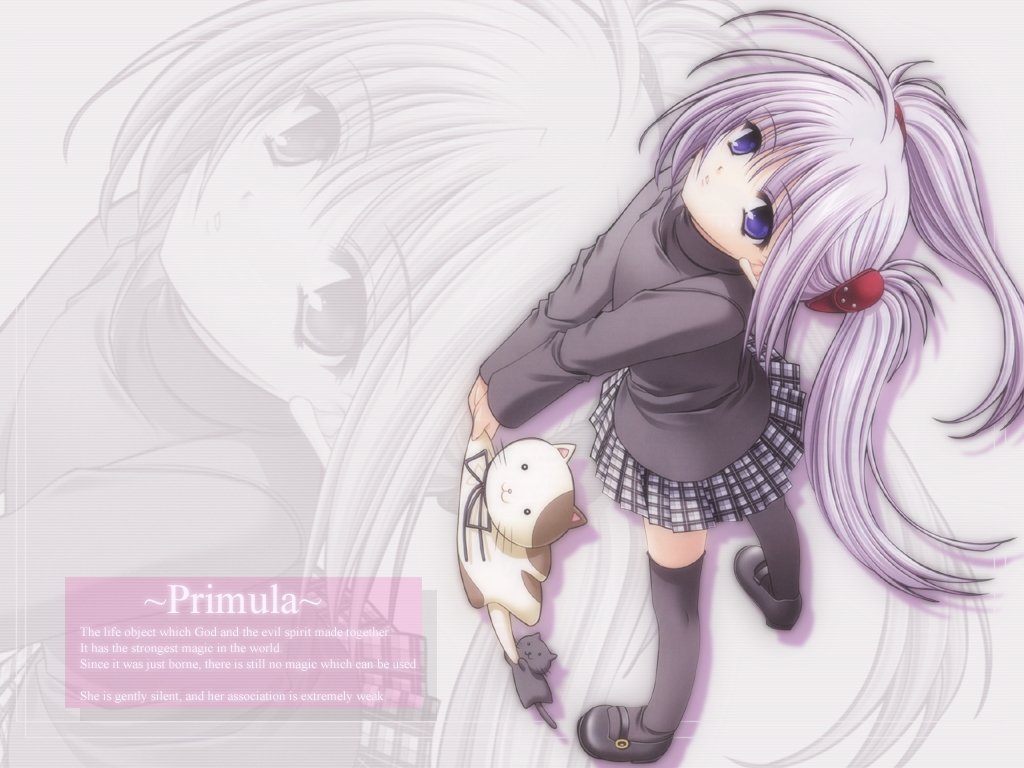 求银发紫瞳美女动漫图片