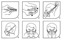 防雾霾口罩3m9022怎么带