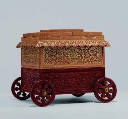 庞贝古城遗址出土“仪式用花车”,这个花车是什么制成的?