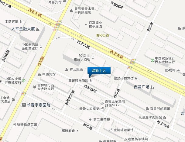 想知道: 长春市 长春绿新小区 在哪