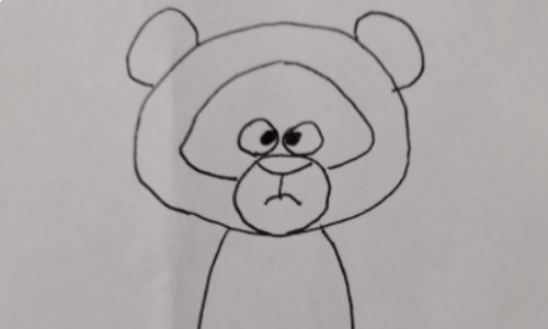 QQ画图红包,熊怎么画?