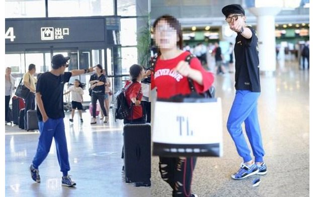孙艺洲现身机场怒指镜头怼狗仔是怎么回事？