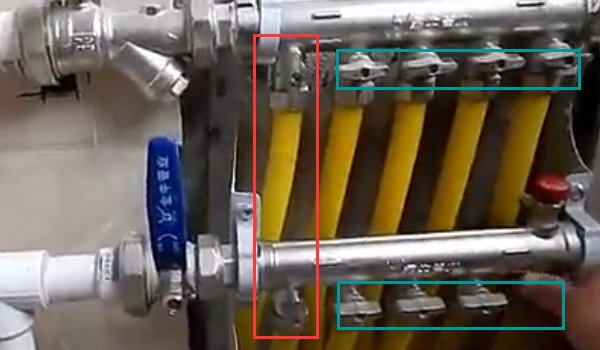 地热怎么放气图解