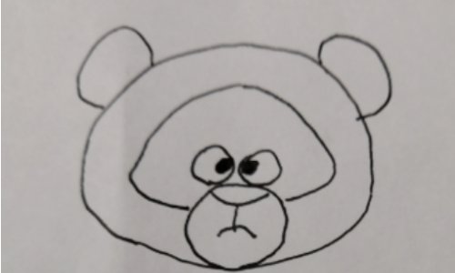 QQ画图红包,熊怎么画?