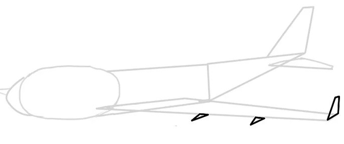 怎么画飞机