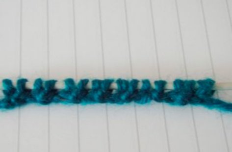 双元宝针围巾的织法是什么？