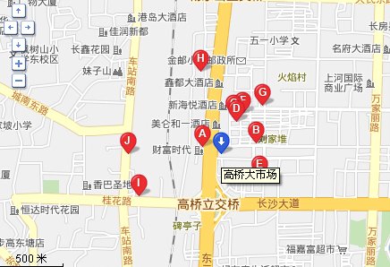 长沙高桥大市场属于哪个区？