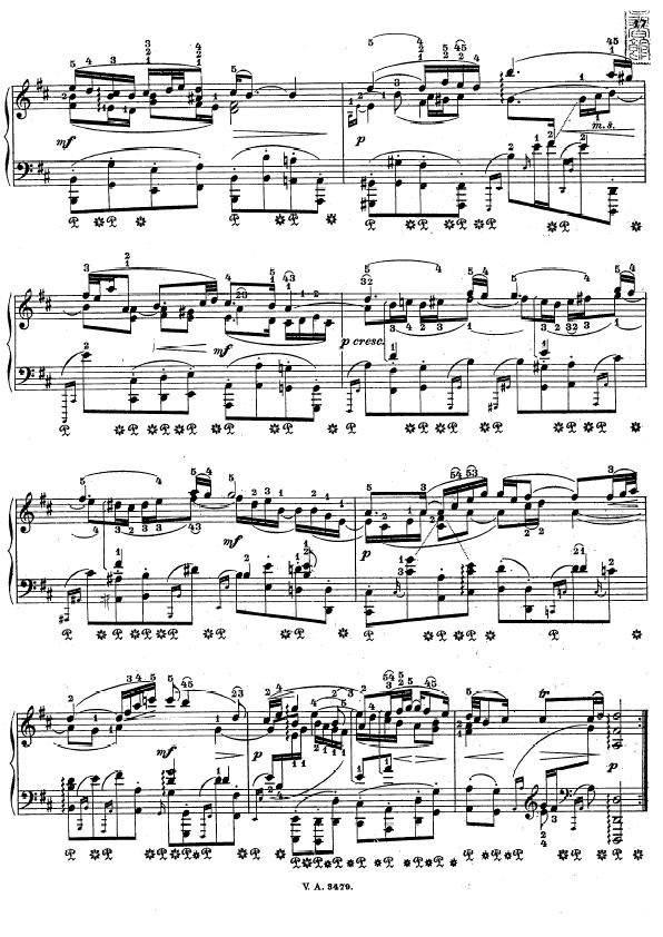 G弦上的咏叹调 吉他谱