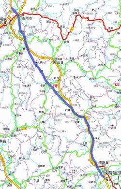 清连高速的工程概况