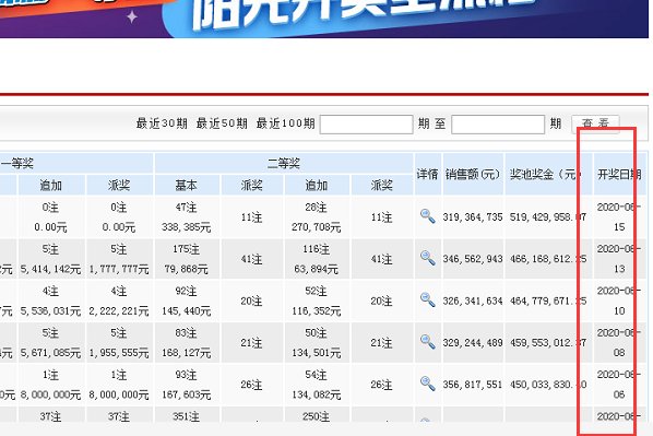大乐透历史开奖号码及详情(2007-2019.1.10)