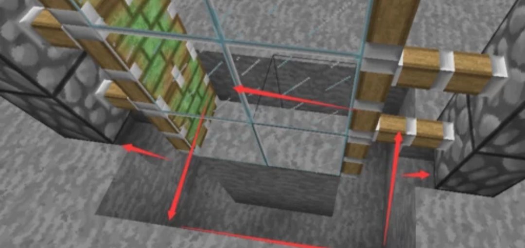 《我的世界》中的红石电路自动门怎么做?