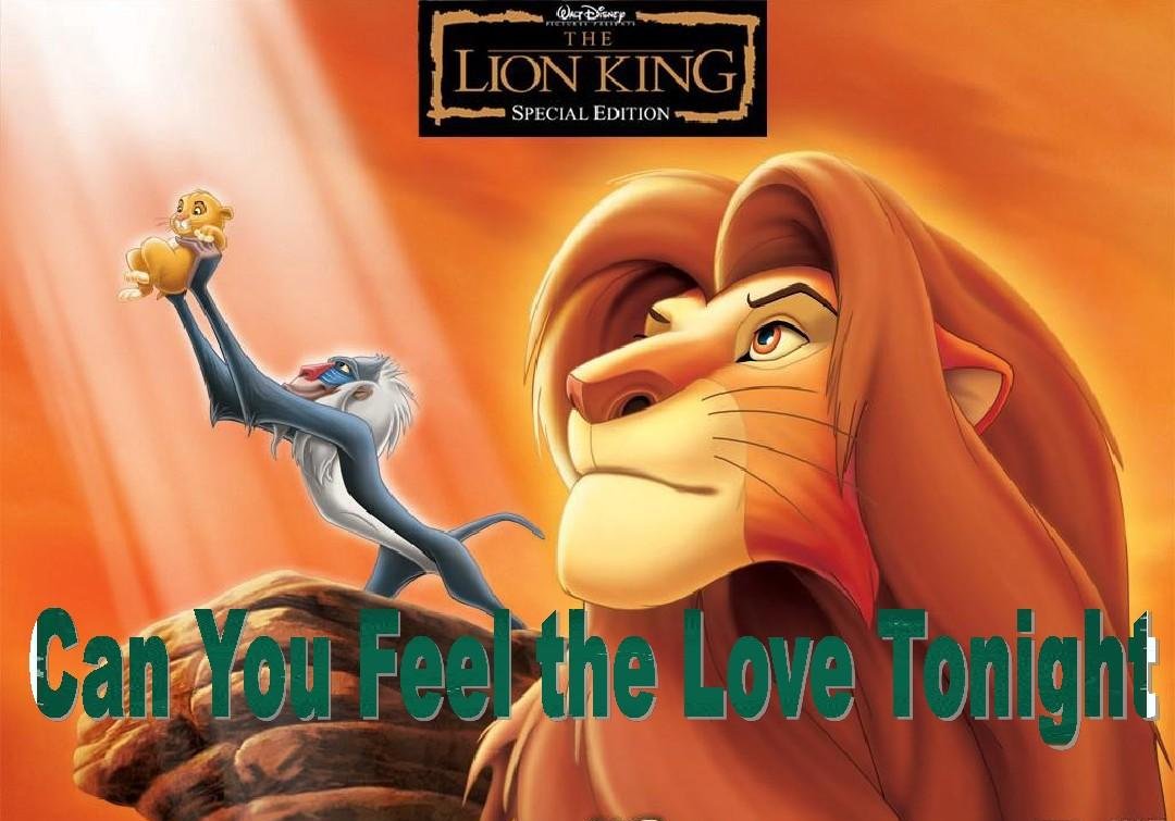 Can You Feel The Love Tonight 歌词