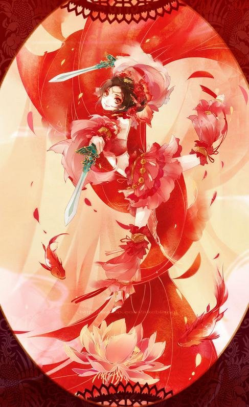 求古风的动漫美图，最好要好画要一点的