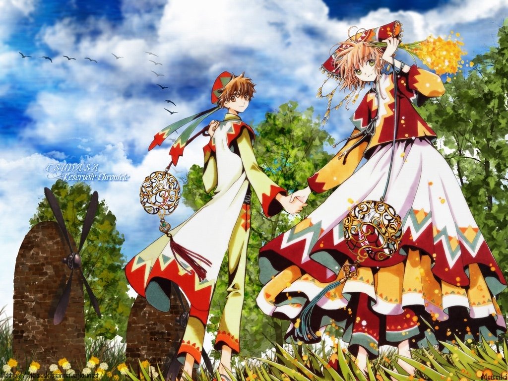 要一些唯美的动漫人物图片，阳光的。