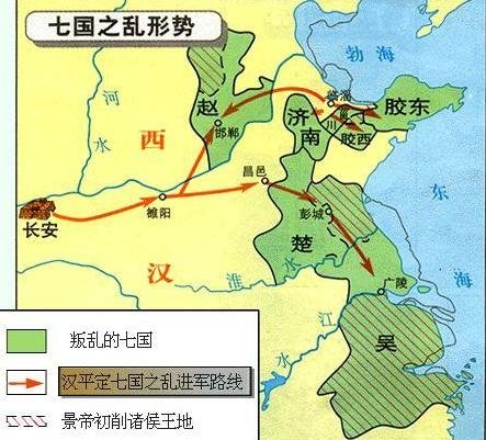 西汉时的“七国之乱”指的是哪七国？