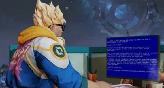 典韦蓝屏警告是什么？