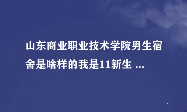 山东商业职业技术学院男生宿舍是啥样的我是11新生 是那种上铺是床下铺是桌子的 还是上下两张床的啊