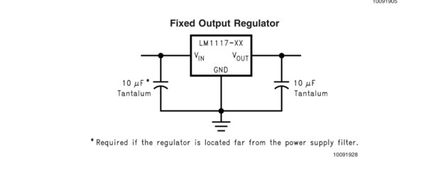 AMS1117-3.3V稳压IC怎么接线啊，