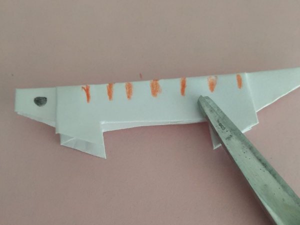 手工纸老虎怎么折？