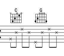 初学者吉他谱怎么看？   会吉他的进  ！！