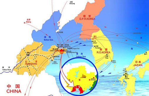 威海南海新区的职能区划