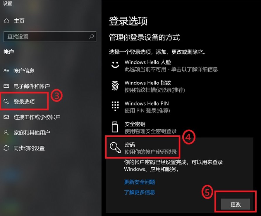 win10系统怎么修改开机密码