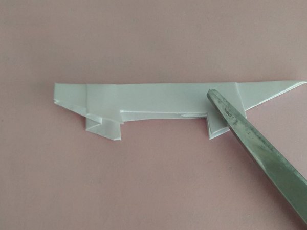 手工纸老虎怎么折？