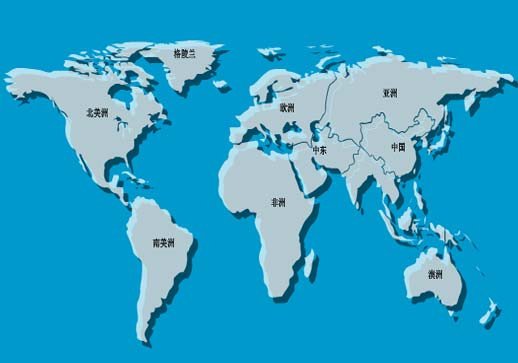 大洲的各大洲分界线