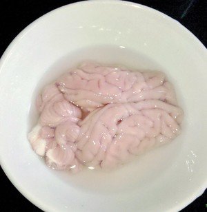 麻辣猪脑的做法步骤图，麻辣猪脑怎么做好吃