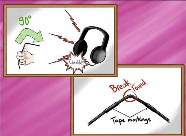 耳机线断了怎么自己接