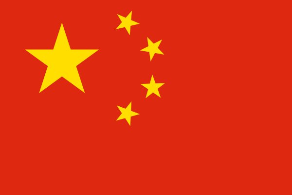 每个国家国旗的颜色及英语名称