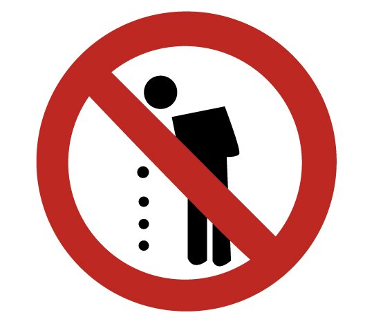 请勿随地吐痰的矢量图片