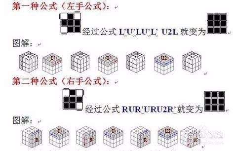 三阶魔方还原公式（带图解的）