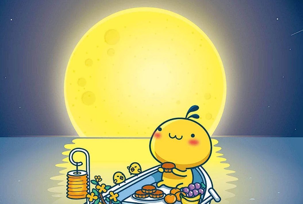 十六的月亮唯美句子