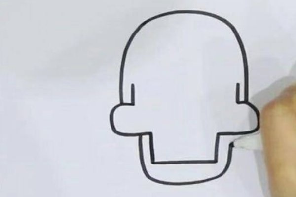 人的尸骨怎么画