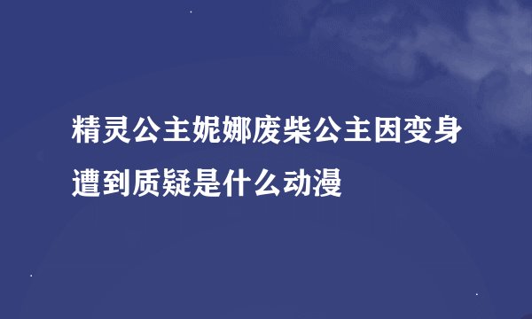 精灵公主妮娜废柴公主因变身遭到质疑是什么动漫