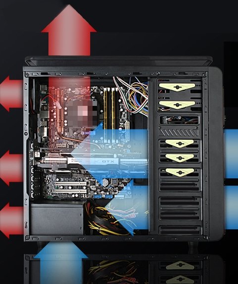 塔式cpu散热器的正反面？