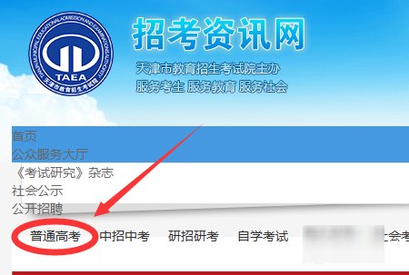 天津招考网怎么查成绩