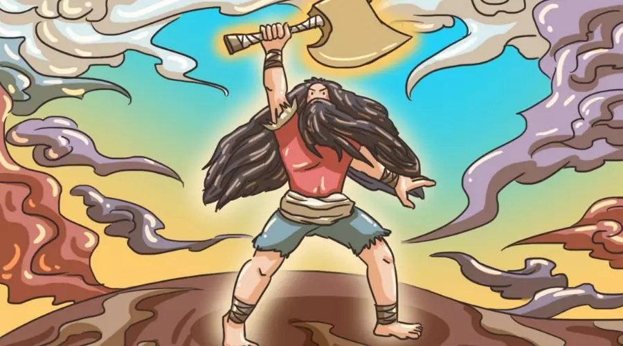 翻译古文《盘古开天辟地》（天地混沌如鸡子。。。。。)