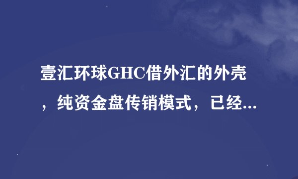 壹汇环球GHC借外汇的外壳，纯资金盘传销模式，已经抓捕，资金盘紧急公告退出市场！