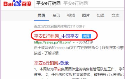 平安e行销网怎么进