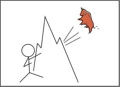 歇后语隔山打牛，下句是什么成语