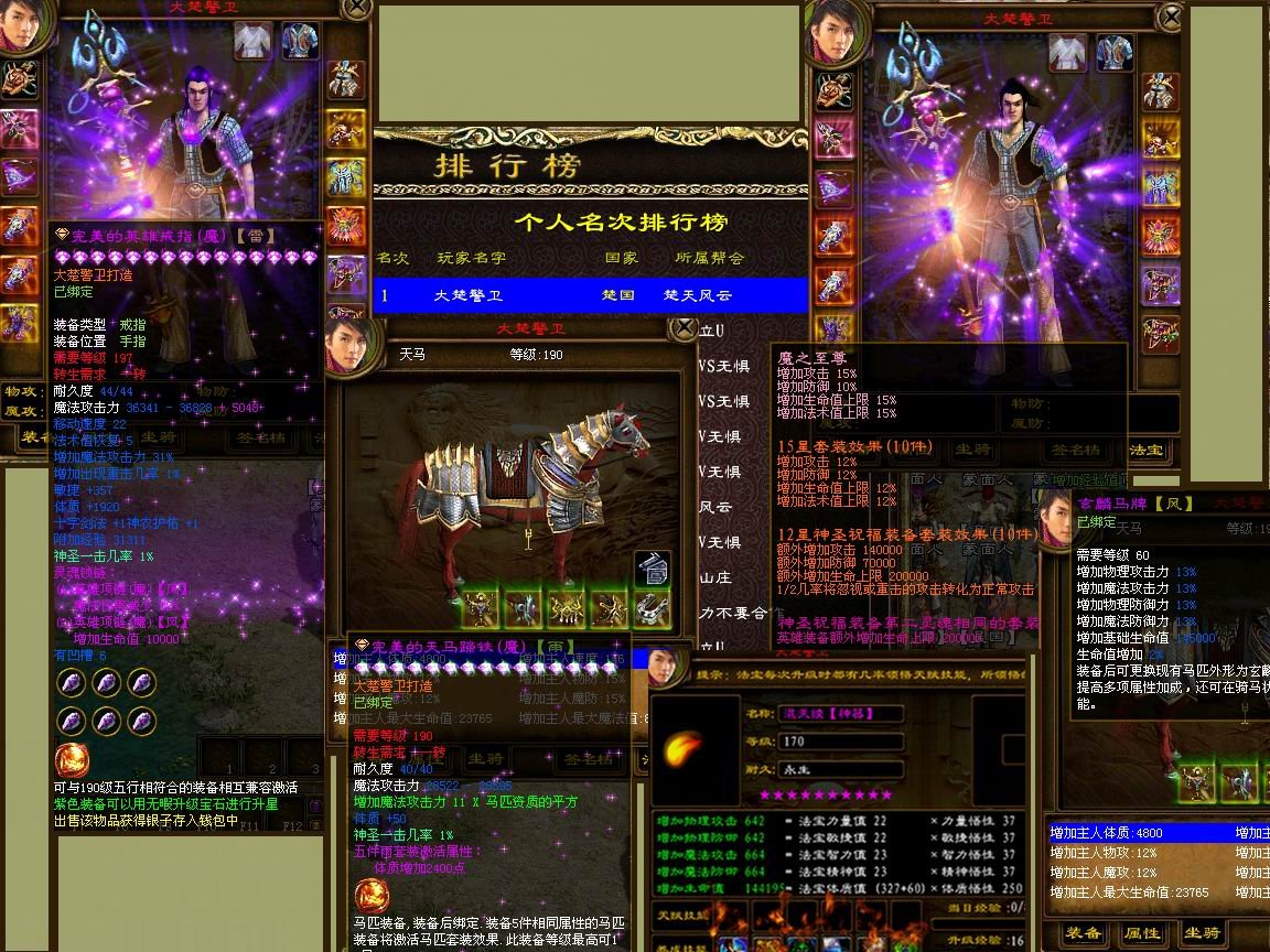 征途 大楚警卫 是什么人？