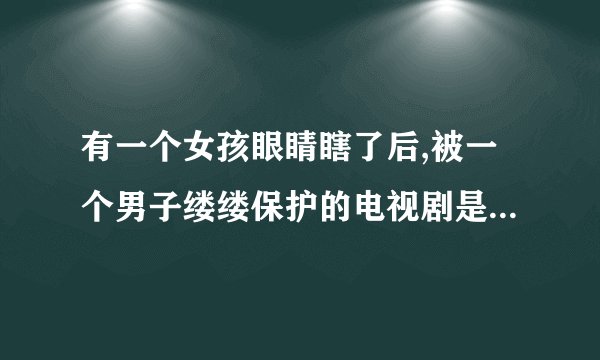 有一个女孩眼睛瞎了后,被一个男子缕缕保护的电视剧是，时间大概是在2003年到
2007
之间
