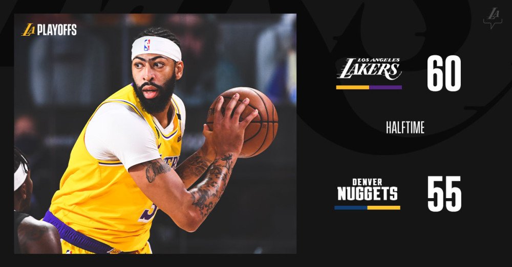 湖人夺得西决赛点，比分是多少？