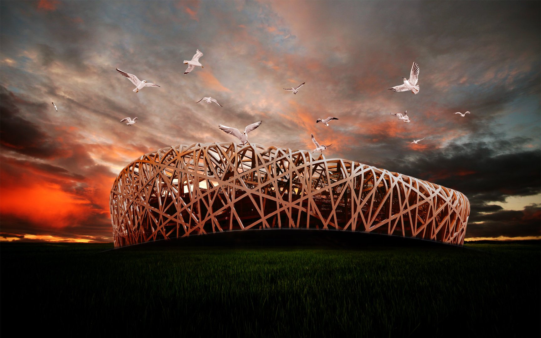 鸟巢大屏幕出现钟南山、张伯礼等抗疫英雄，鸟巢的改建体现了什么？