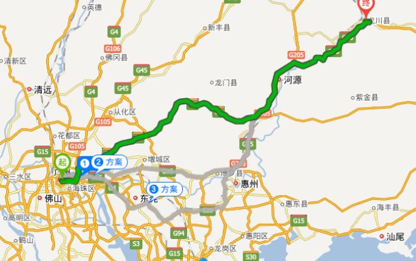 大广高速全程路线图