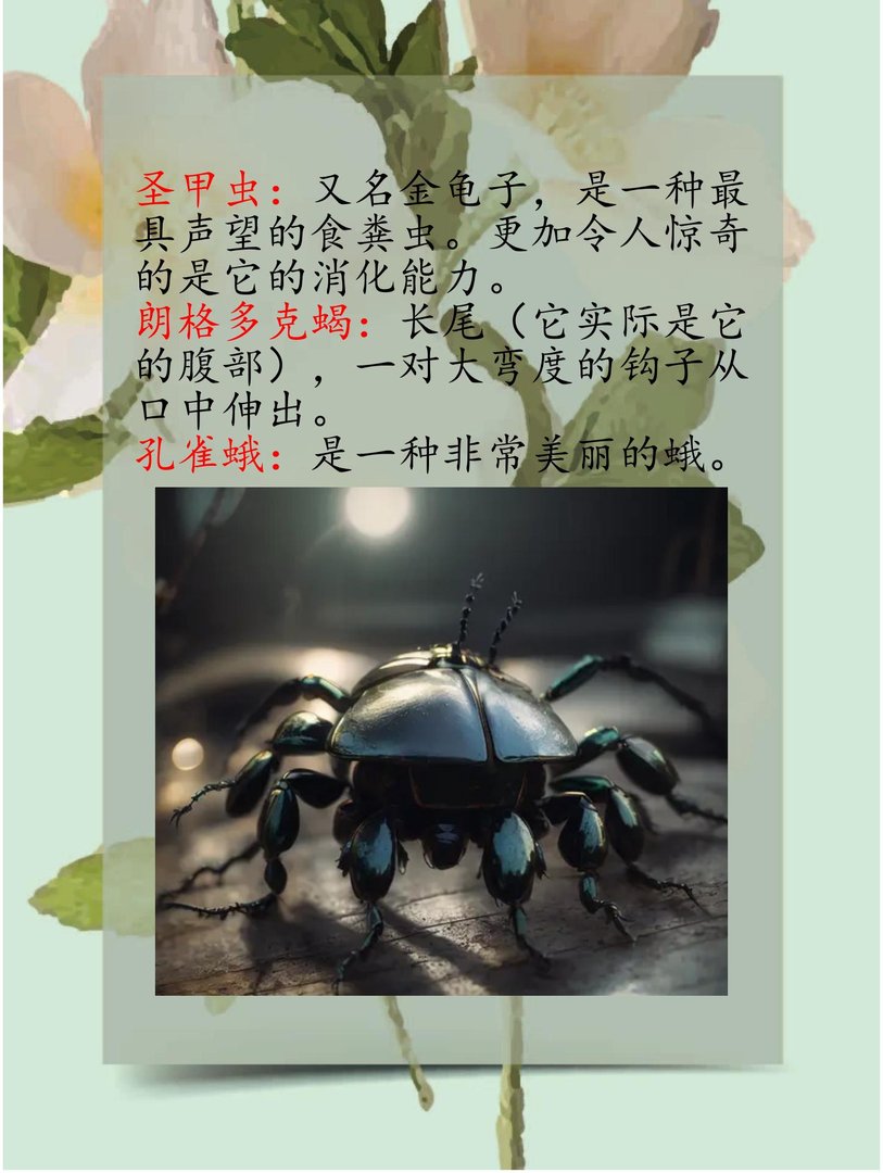 昆虫记32种昆虫的详细介绍