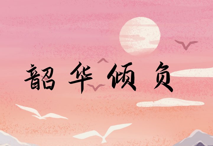 韶华倾负是什么意思?